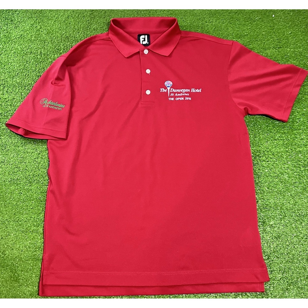 FJ Golf Polo LG Performance Golf Shirt 2015‎ The Open British Open PGA Golf